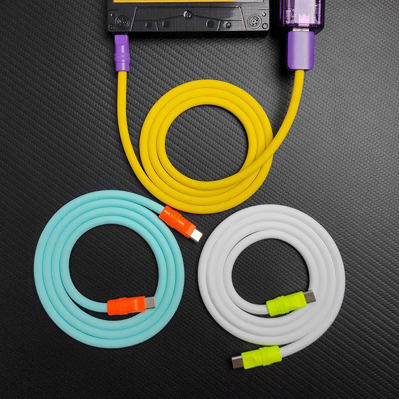 "ColorBlock Chubby" 240W Painted Fast Charging Cable - Image 2