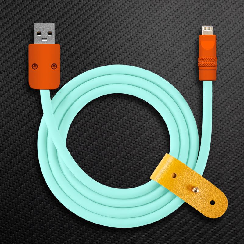 "ColorBlock Chubby" 240W Painted Fast Charging Cable - Image 20