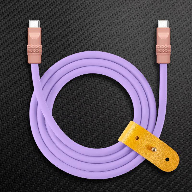 "ColorBlock Chubby" 240W Painted Fast Charging Cable - Image 23