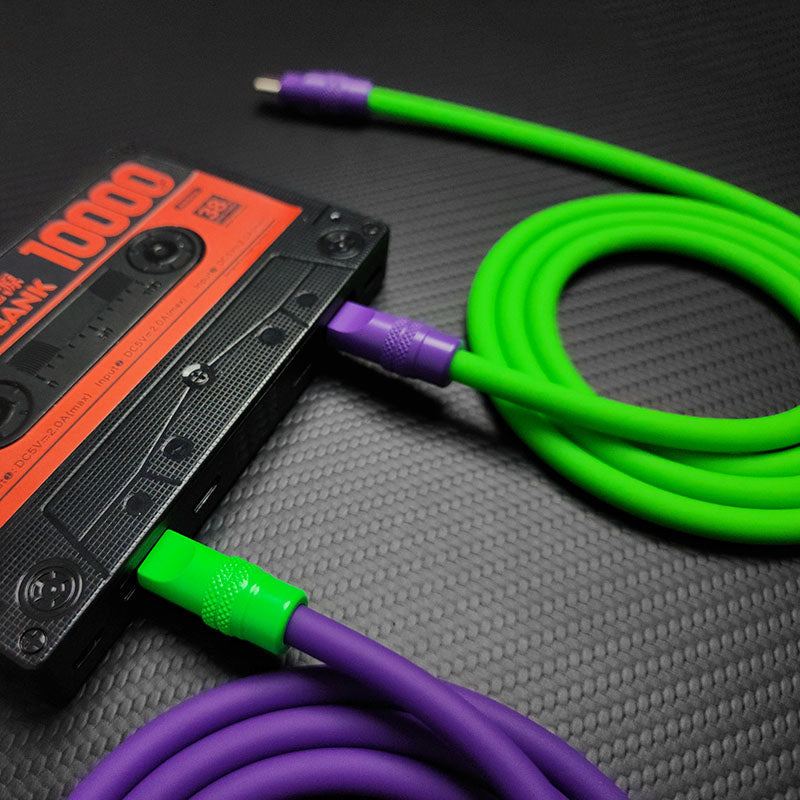 "ColorBlock Chubby" 240W Painted Fast Charging Cable - Image 3