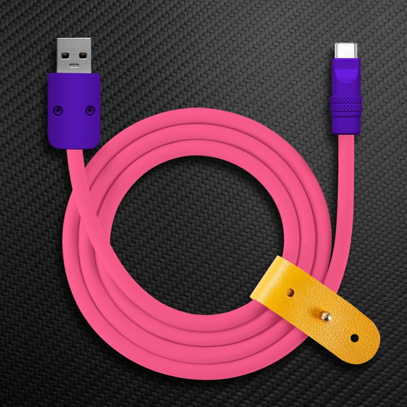 "ColorBlock Chubby" 240W Painted Fast Charging Cable - Image 30