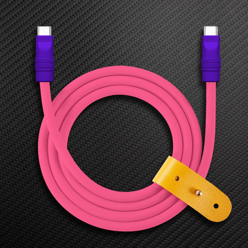 "ColorBlock Chubby" 240W Painted Fast Charging Cable - Image 31