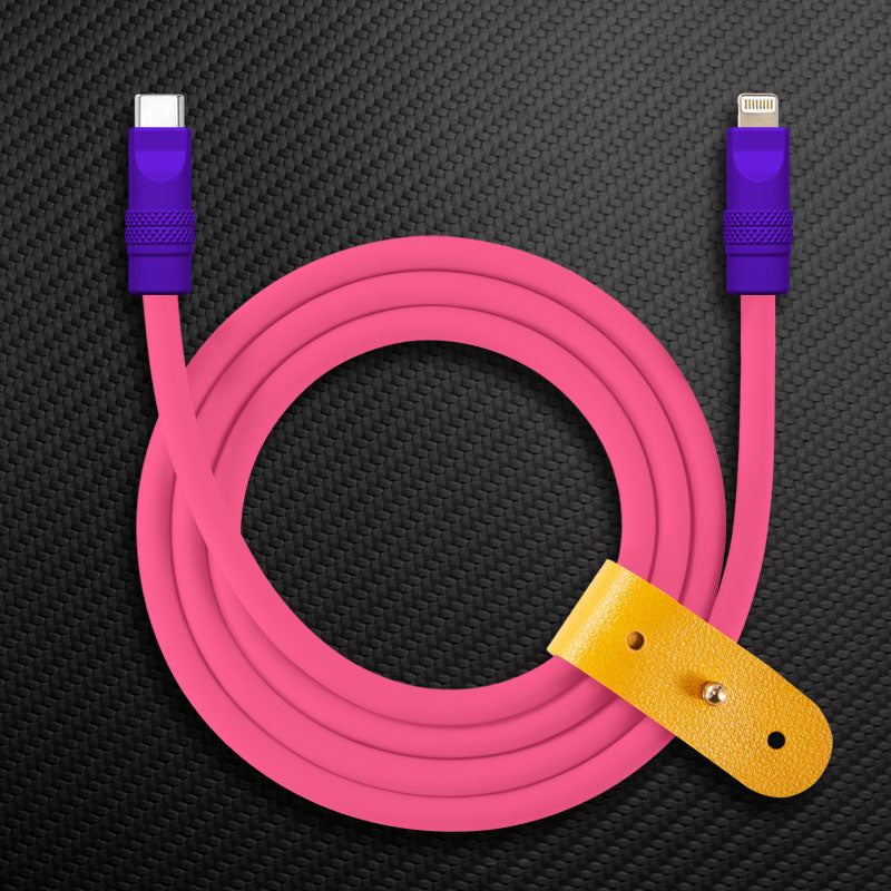 "ColorBlock Chubby" 240W Painted Fast Charging Cable - Image 33