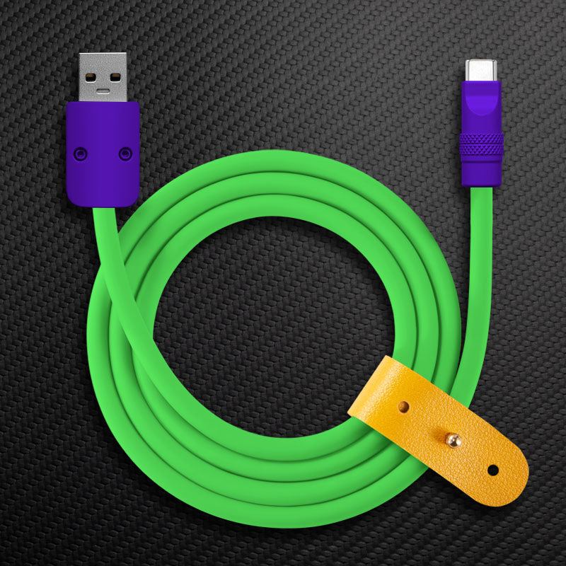 "ColorBlock Chubby" 240W Painted Fast Charging Cable - Image 34