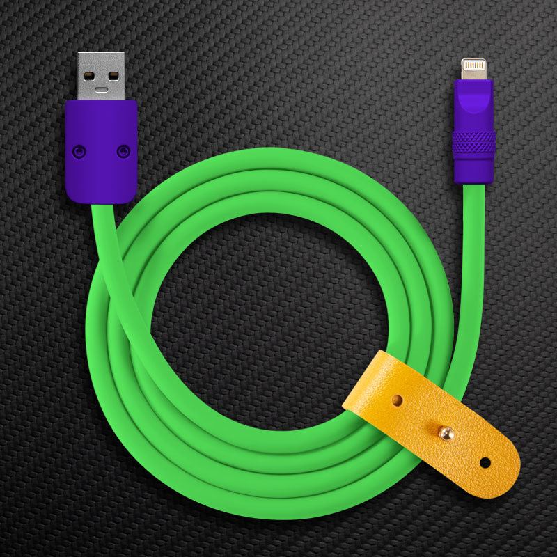 "ColorBlock Chubby" 240W Painted Fast Charging Cable - Image 36