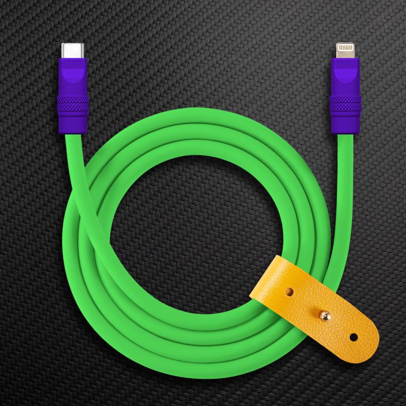 "ColorBlock Chubby" 240W Painted Fast Charging Cable - Image 37