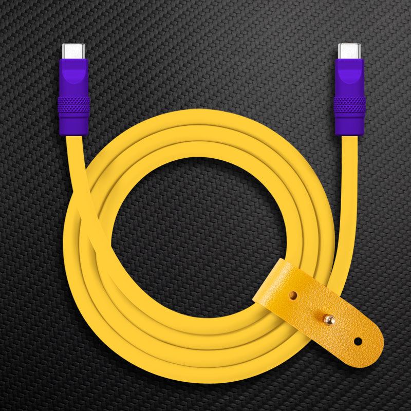 "ColorBlock Chubby" 240W Painted Fast Charging Cable - Image 43