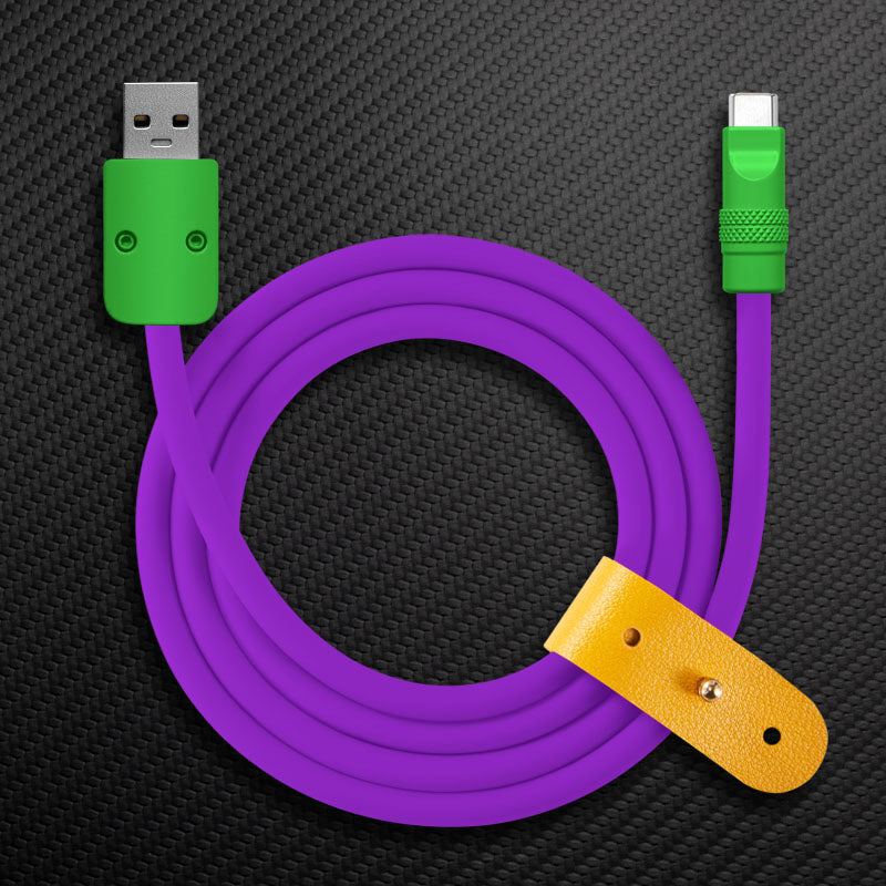 "ColorBlock Chubby" 240W Painted Fast Charging Cable - Image 6
