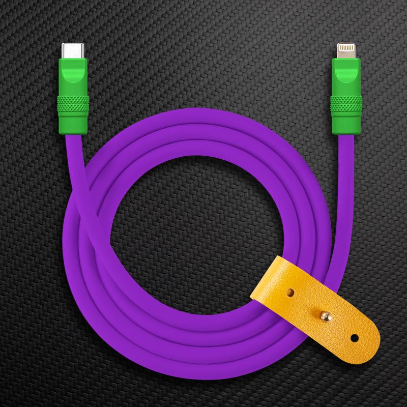 "ColorBlock Chubby" 240W Painted Fast Charging Cable - Image 9