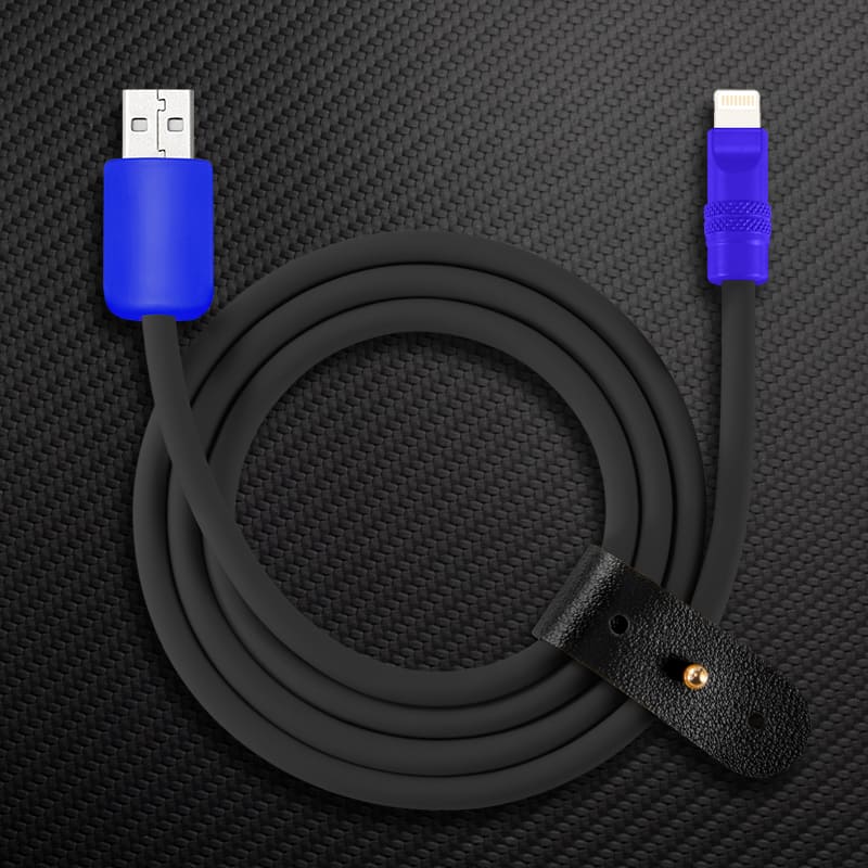 "Black Chubby" 240W Charging Cable With Color Connectors - Image 23