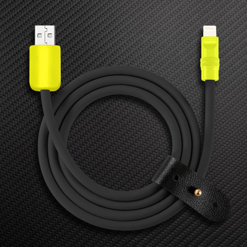 "Black Chubby" 240W Charging Cable With Color Connectors - Image 24