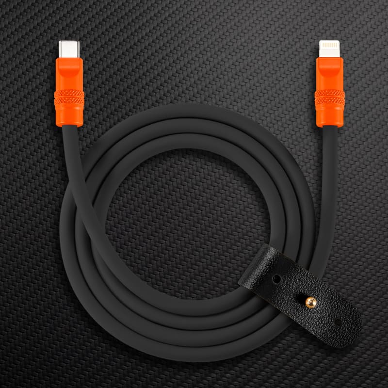 "Black Chubby" 240W Charging Cable With Color Connectors - Image 27