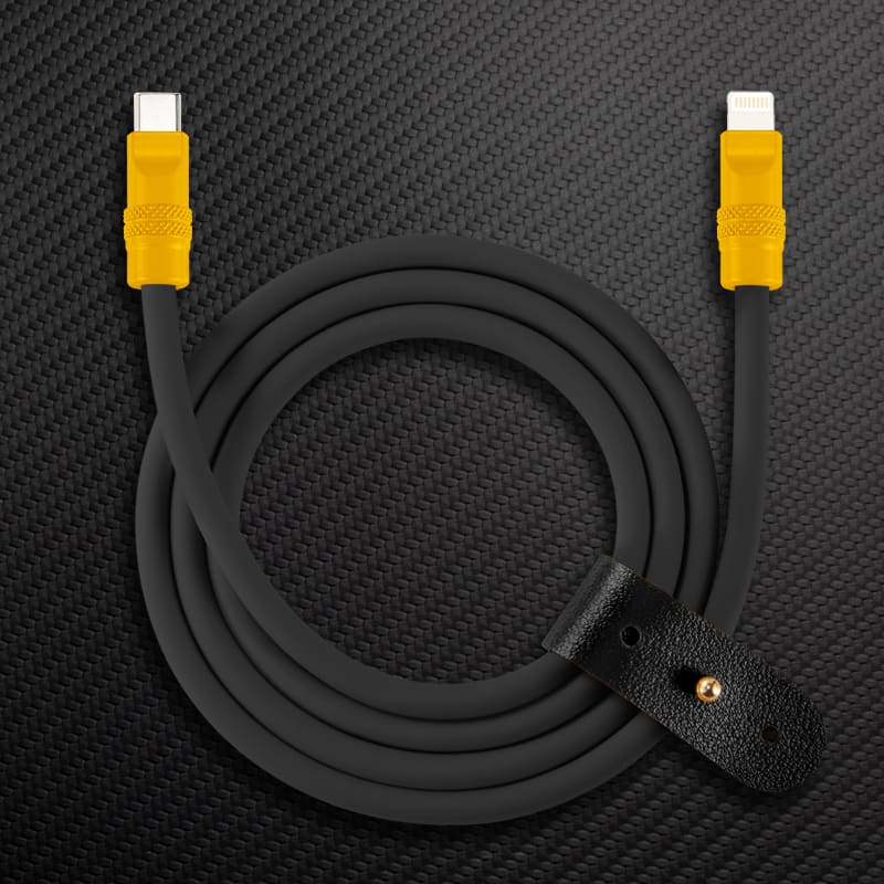 "Black Chubby" 240W Charging Cable With Color Connectors - Image 30