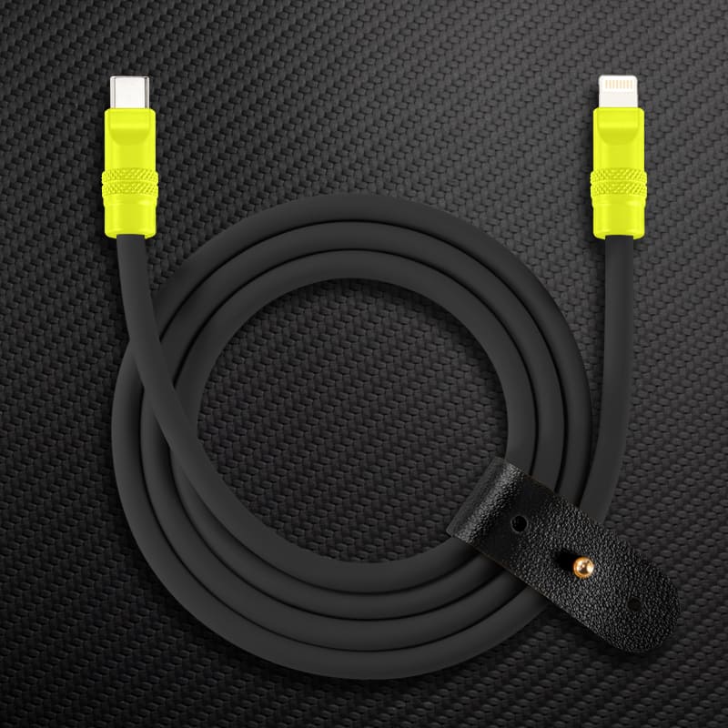"Black Chubby" 240W Charging Cable With Color Connectors - Image 33