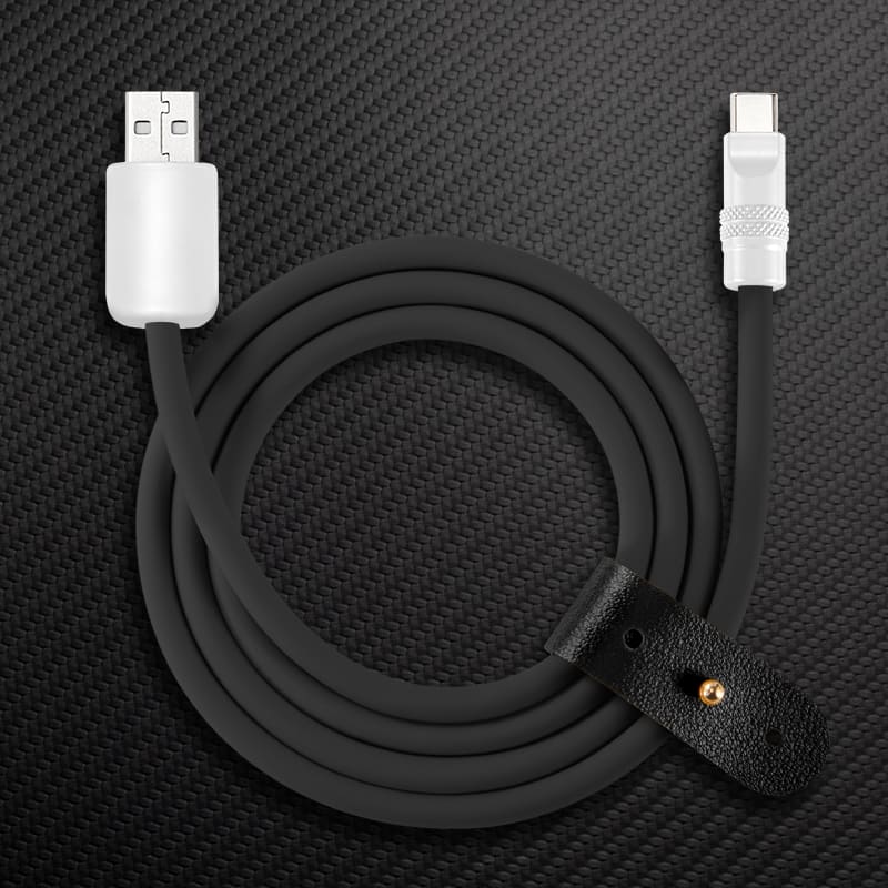 "Black Chubby" 240W Charging Cable With Color Connectors - Image 35