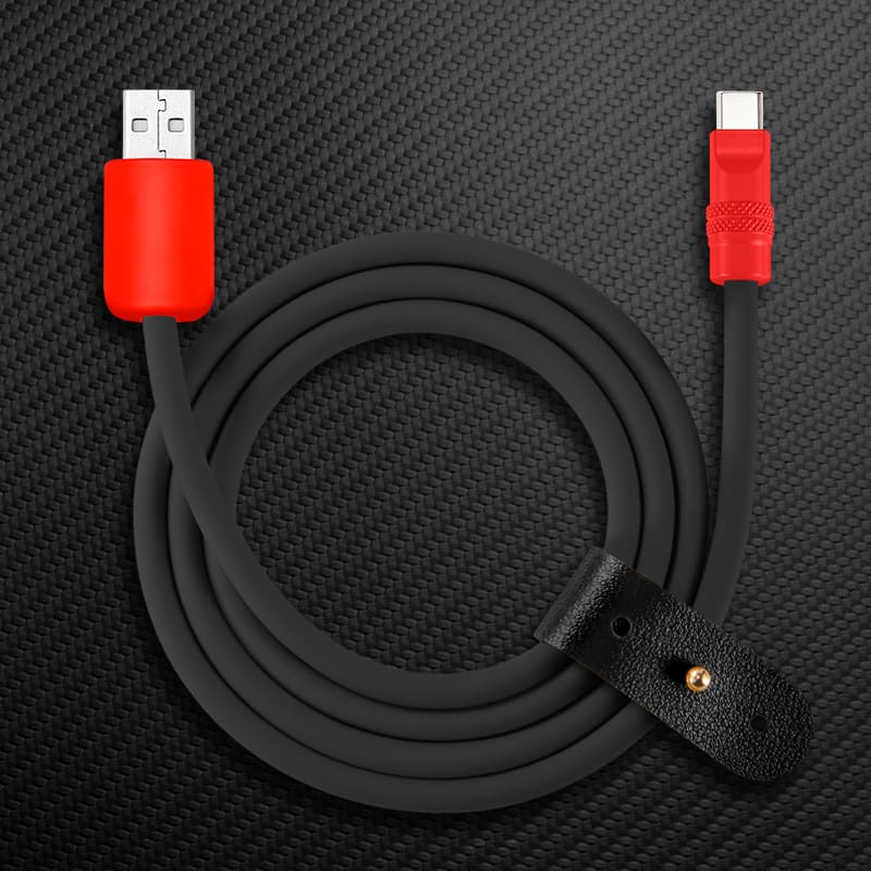 "Black Chubby" 240W Charging Cable With Color Connectors - Image 38
