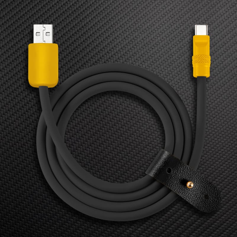"Black Chubby" 240W Charging Cable With Color Connectors - Image 39