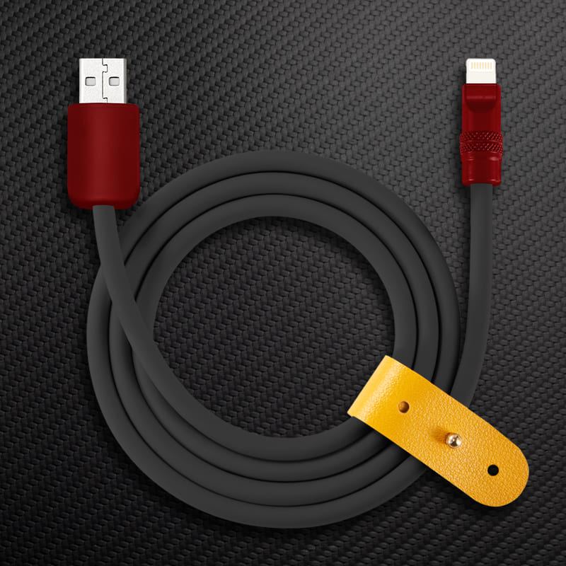 "Black Chubby" 240W Charging Cable With Color Connectors - Image 43