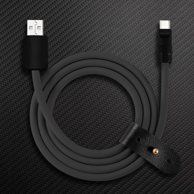 "Black Chubby" 240W Charging Cable With Color Connectors - Image 51