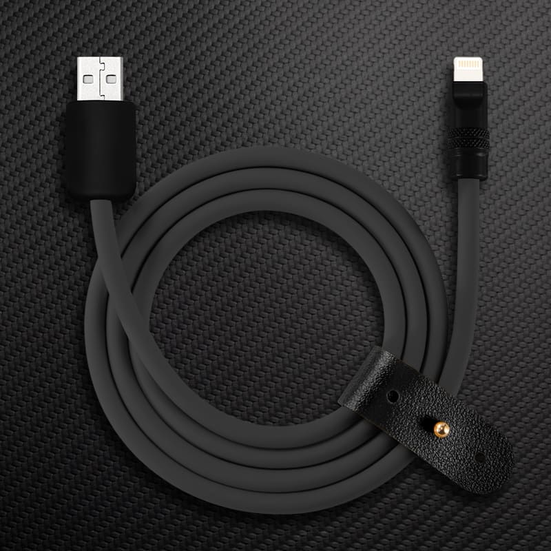 "Black Chubby" 240W Charging Cable With Color Connectors - Image 56