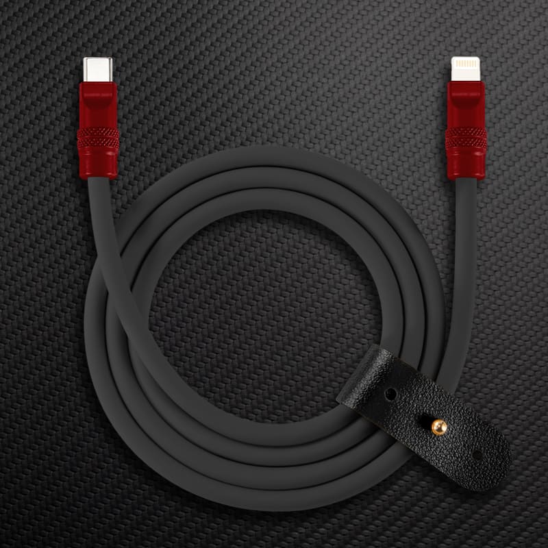 "Black Chubby" 240W Charging Cable With Color Connectors - Image 60