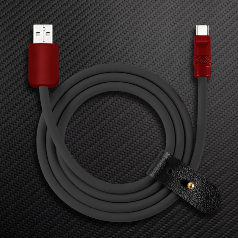 "Black Chubby" 240W Charging Cable With Color Connectors - Image 61
