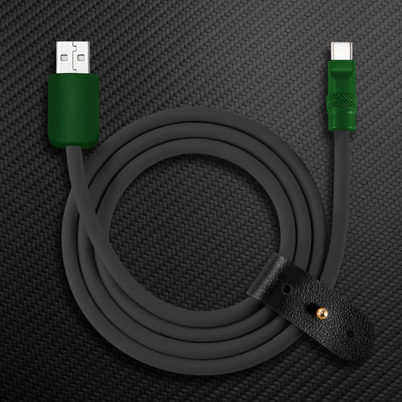 "Black Chubby" 240W Charging Cable With Color Connectors - Image 62