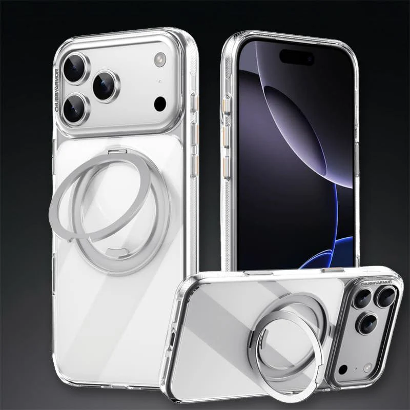 ChubbyArmor GripStand – Magnetic Shockproof Case with Built-in Rotating Stand For iPhone - Image 8