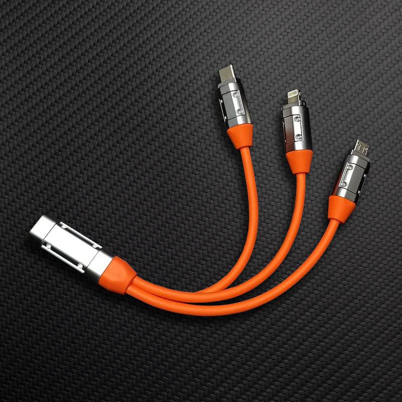 "Full-equipped Chubby" 6-in-1 240W Fast Charging Spring Cable - Image 12