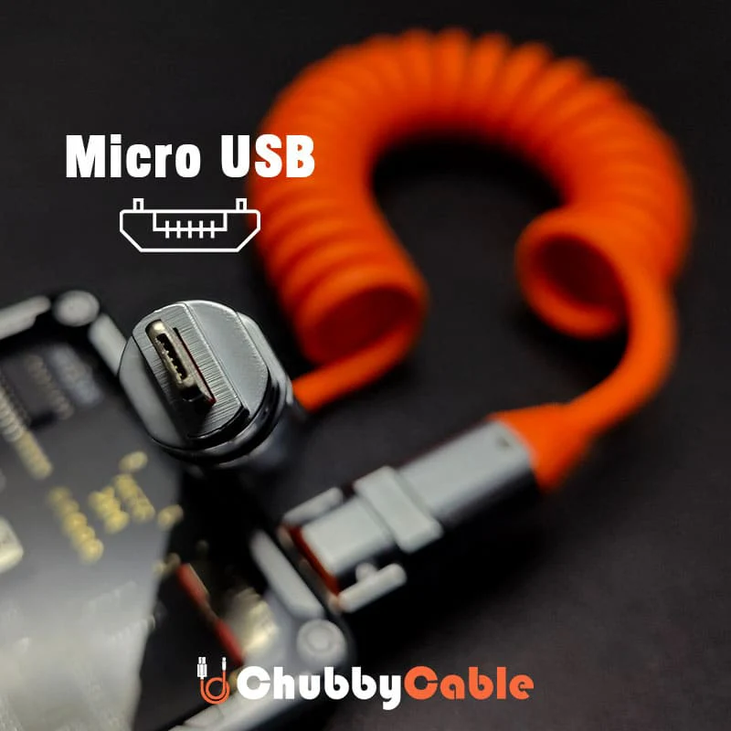 "Full-equipped Chubby" 6-in-1 240W Fast Charging Spring Cable - Image 7