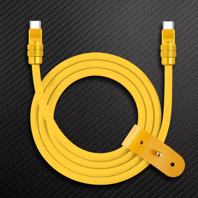 "Anodized" 240W Reflective Shine Charge Cable (C+Lightning) - Image 13