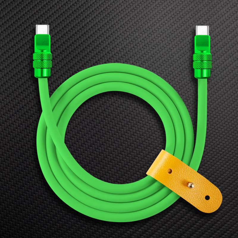 "Anodized" 240W Reflective Shine Charge Cable (C+Lightning) - Image 16