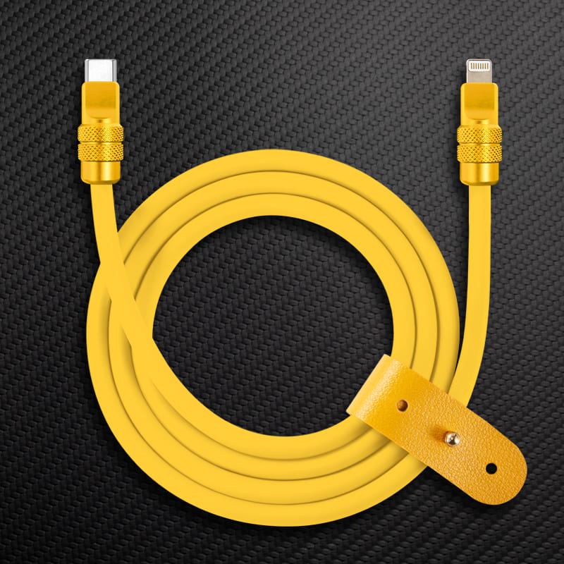 "Anodized" 240W Reflective Shine Charge Cable (C+Lightning) - Image 20