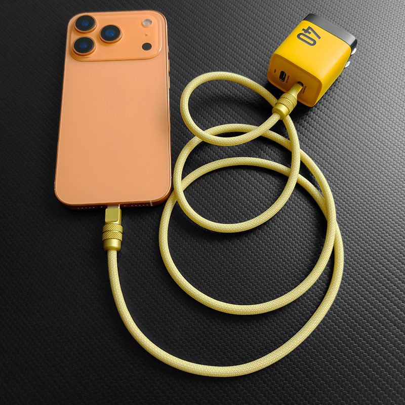 "Anodized Braid" 240W Anodizing Fast Charging Braid Cable - Image 4