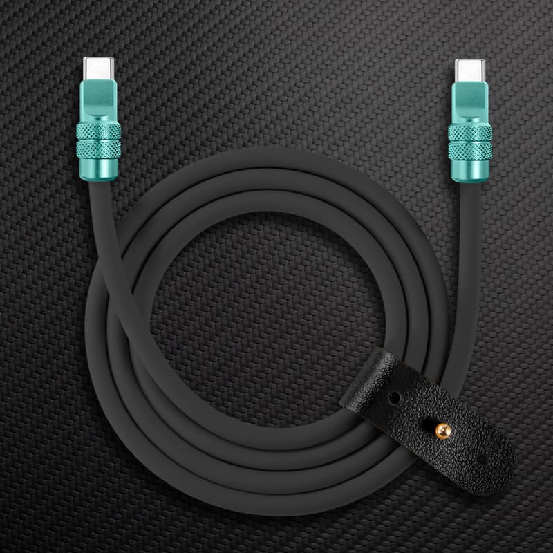"Anodized Pro" 240W Reflective Shine Charge Cable (C+Lightning) - Image 11