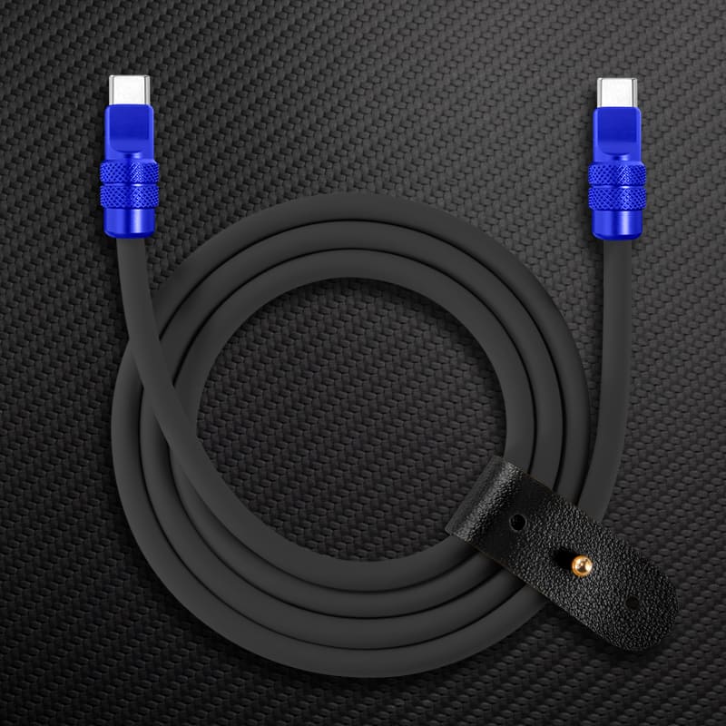 "Anodized Pro" 240W Reflective Shine Charge Cable (C+Lightning) - Image 13
