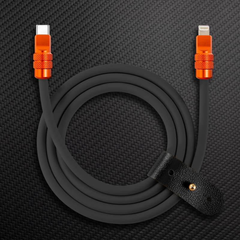 "Anodized Pro" 240W Reflective Shine Charge Cable (C+Lightning) - Image 20