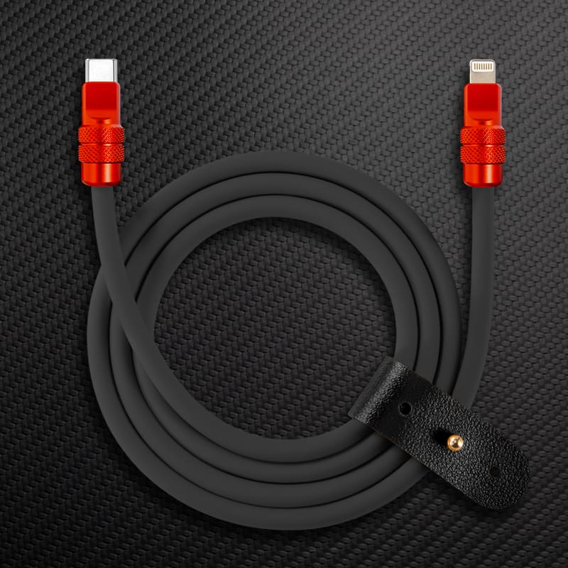 "Anodized Pro" 240W Reflective Shine Charge Cable (C+Lightning) - Image 21