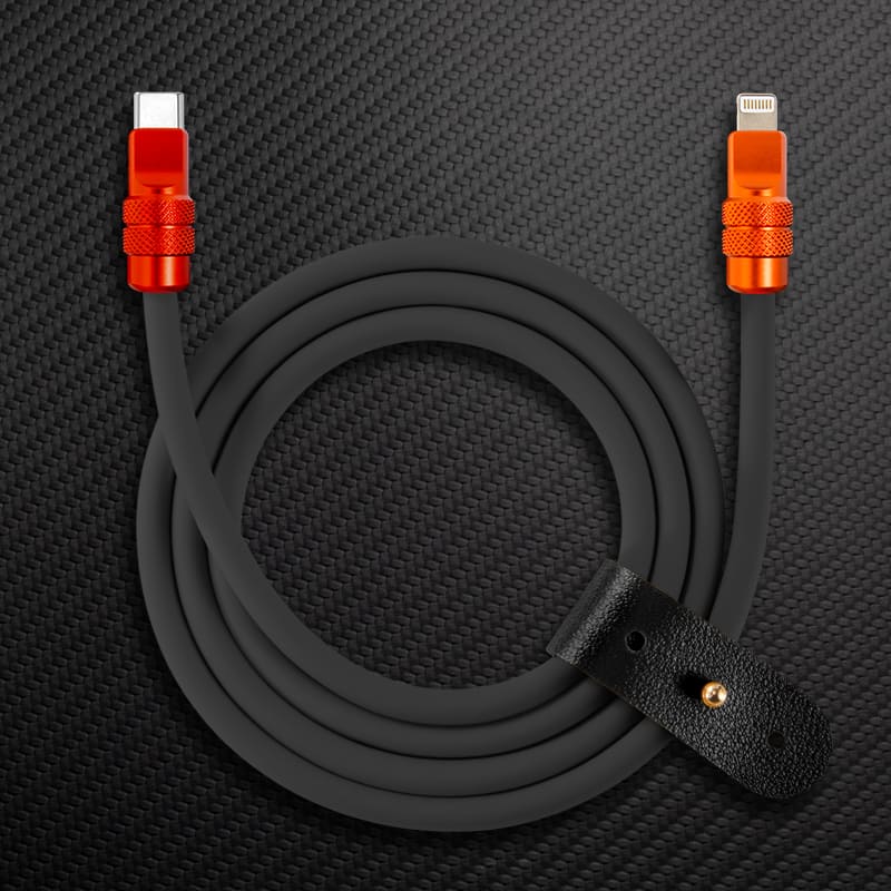 "Anodized Pro" 240W Reflective Shine Charge Cable (C+Lightning) - Image 29
