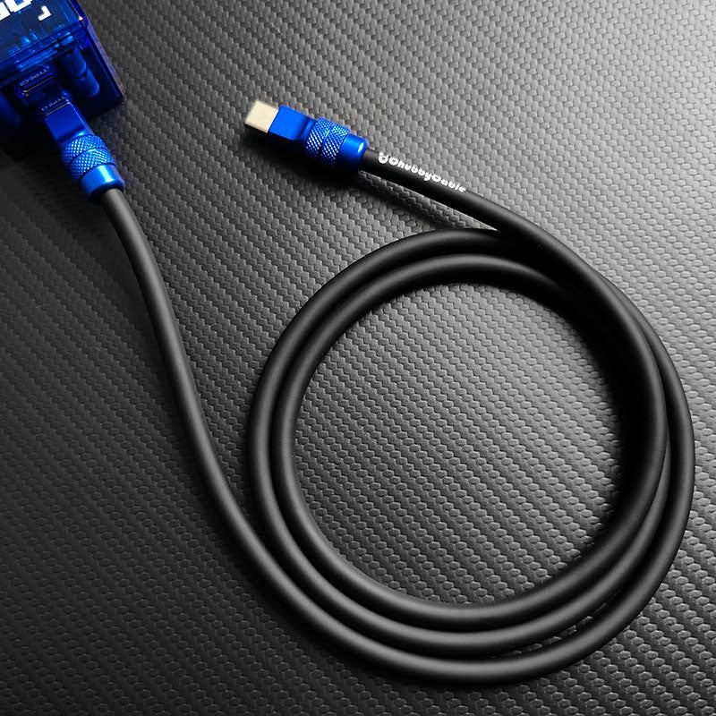 "Anodized Pro" 240W Reflective Shine Charge Cable (C+Lightning) - Image 3