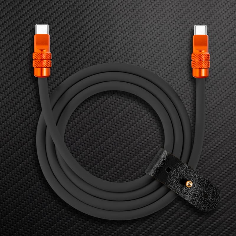 "Anodized Pro" 240W Reflective Shine Charge Cable (C+Lightning) - Image 7