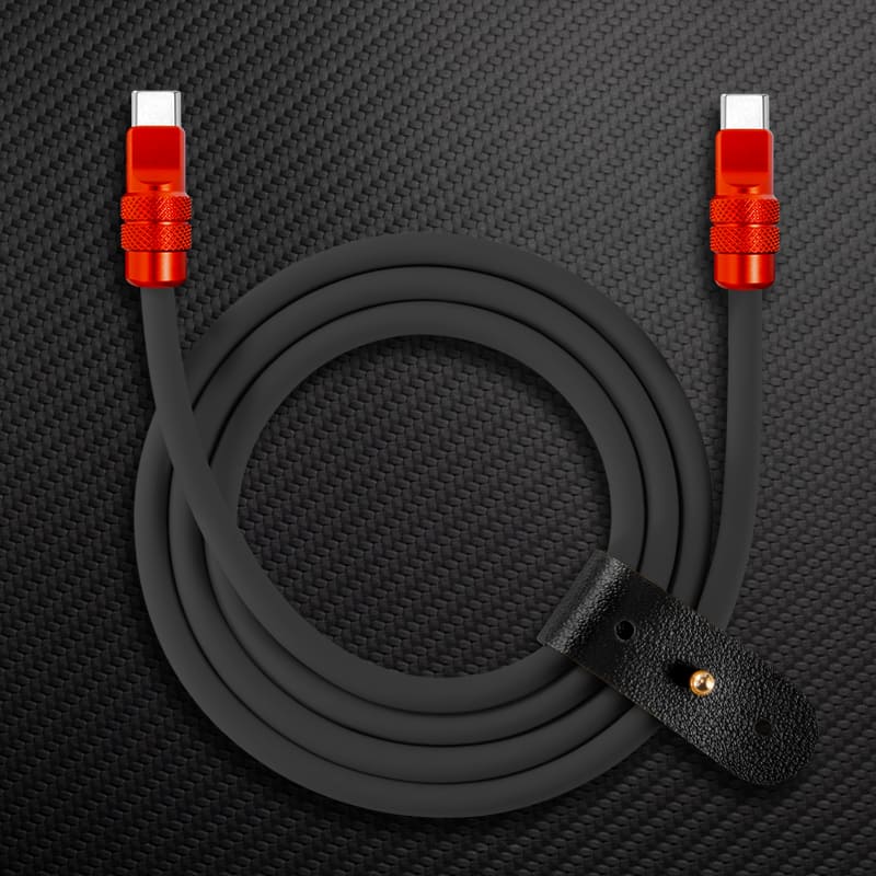 "Anodized Pro" 240W Reflective Shine Charge Cable (C+Lightning) - Image 8