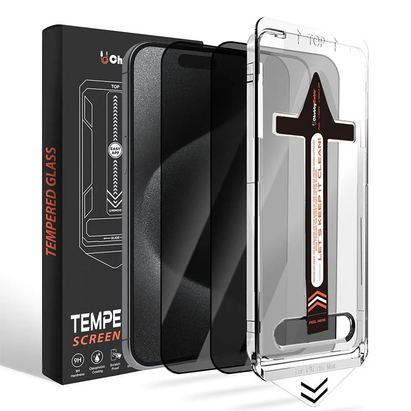 ChubbyShield Ultra - Military-Grade Privacy Screen Protector with Ultra-easy Install Box - Image 12