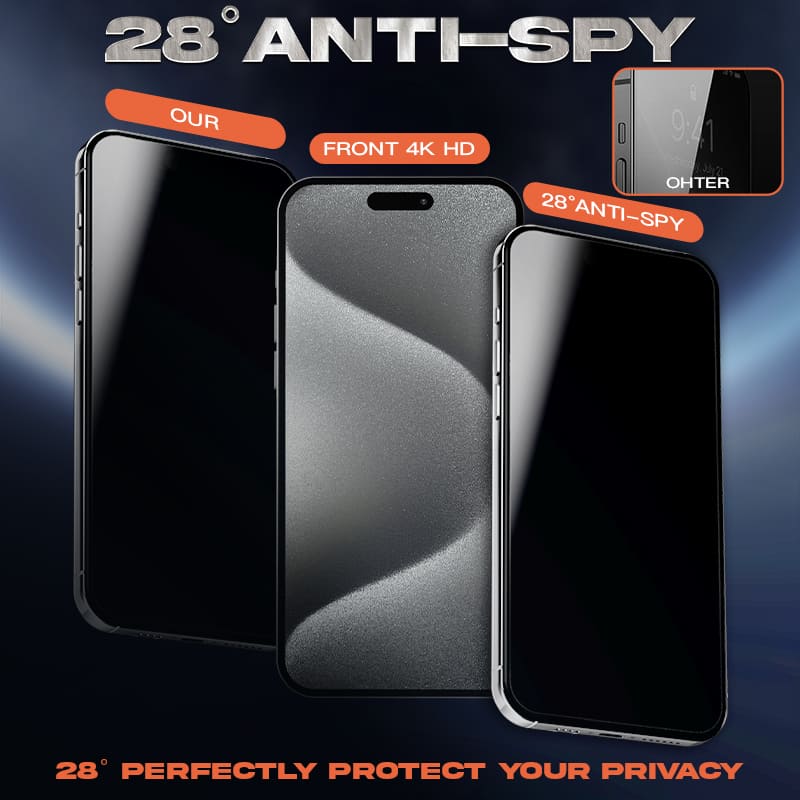 ChubbyShield Ultra - Military-Grade Privacy Screen Protector with Ultra-easy Install Box - Image 2