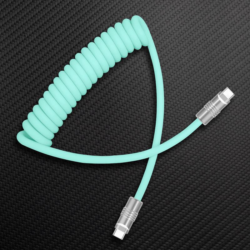 "Candy Chubby" Car Spring Fast Charging Cable - Image 10