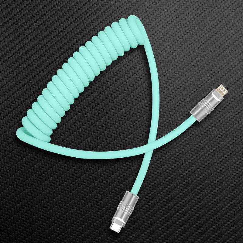 "Candy Chubby" Car Spring Fast Charging Cable - Image 12