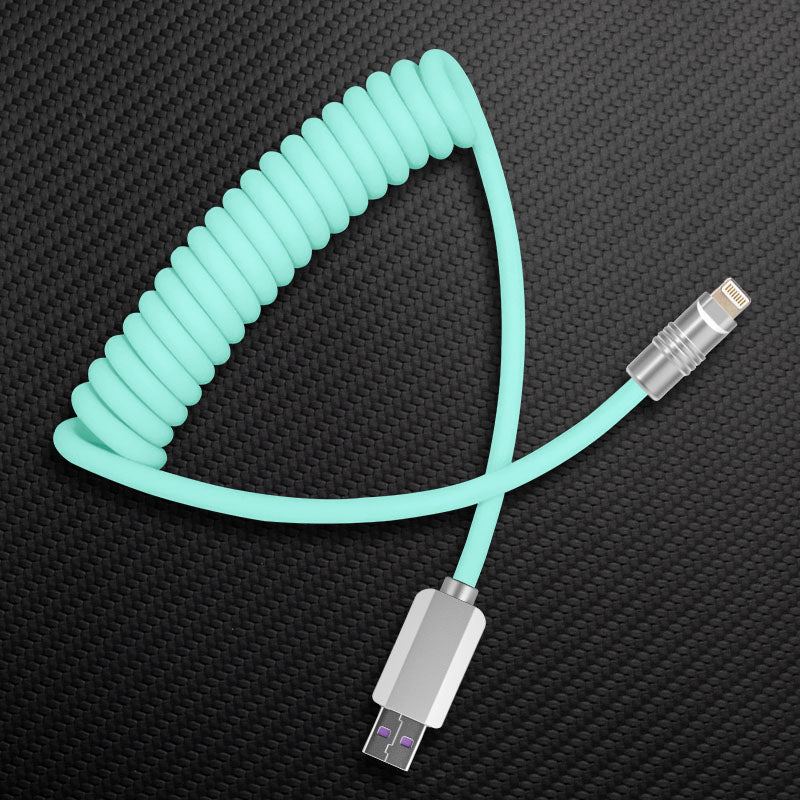 "Candy Chubby" Car Spring Fast Charging Cable - Image 13