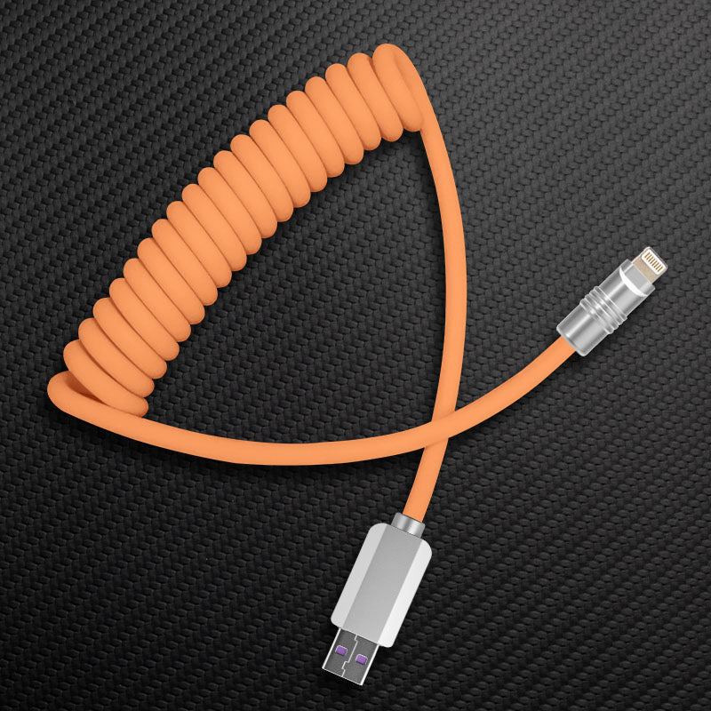 "Candy Chubby" Car Spring Fast Charging Cable - Image 17