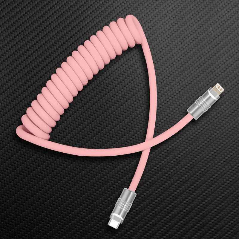 "Candy Chubby" Car Spring Fast Charging Cable - Image 23