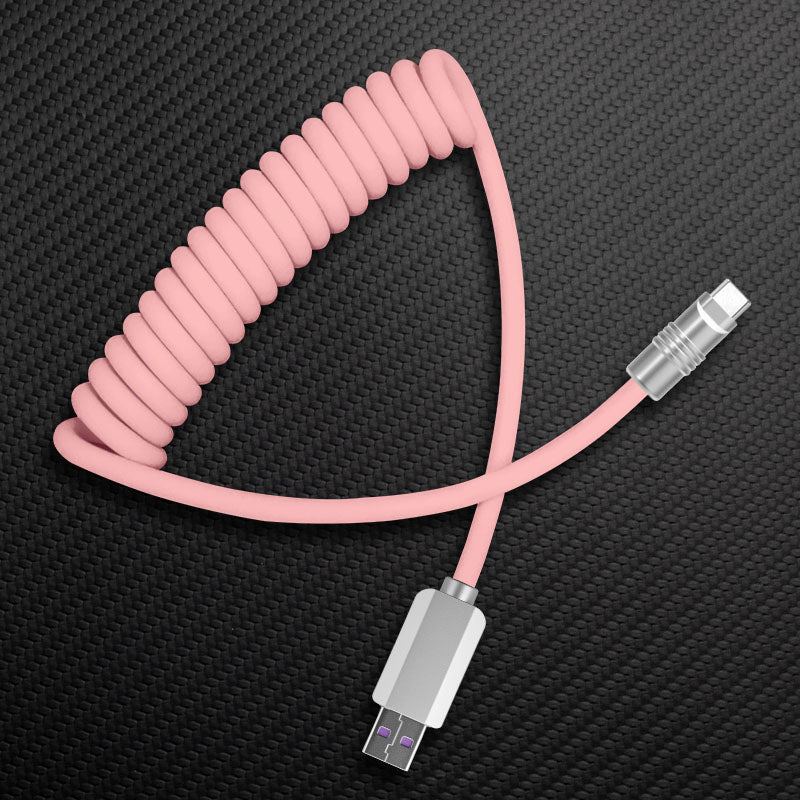 "Candy Chubby" Car Spring Fast Charging Cable - Image 24
